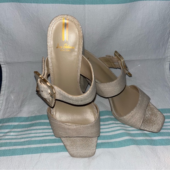 Sam Edelman Dalton Sand Block Heel Sandals - Picture 7 of 14